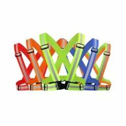 2 Pièces Réglable Sécurité élastique Gilet Haute Visibilité Réfléchissant GILET - BANDEAU REFLECHISSANT - VISIO BAG - - Avis / Test