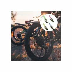 4 Pcs LED Bouchon De D'ampoule Roue Vélo Lumières Colorées Eclairage Pour Cycle Cycles WILM1214 - Avis / Test