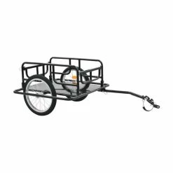 5374Popular- Remorque De Bicyclette Remorque De Vélo 130x73x48, Remorque De Bicyclette 130x73x48,5 Cm Acier Noir - Avis / Test