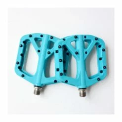 Accessoire Vélo,Pédales Plates Antidérapantes En Nylon Ultra Légères Pour Vtt - Type TURQUOISE - Avis / Test