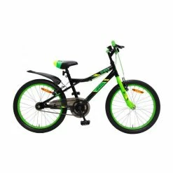 Amigo Wild - VTT Pour Garçons Et Filles - 20 Pouces - Convient à Partir De 120 Cm - Noir/Vert - Avis / Test