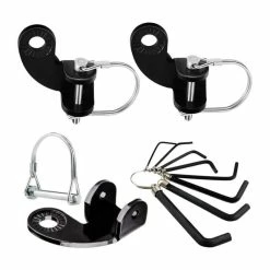 Attache Remorque Velo Universelle Senteen 3 Pcs Attelage De Remorque De Vlo Acier Inoxydable Coupleur DAttelage De Remorque[557 - Avis / Test