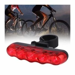 Atyhao Lumière De Vélo Lampe D'avertissement De Nuit étanche 5LED Feu Arrière Haute Luminosité Pour Vélo De Montagne - Avis / Test