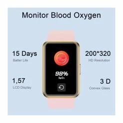 Blackview Montre Connectée R5 IP68 Pour Les Hommes Et Les Femmes-VC32 Blood Oxygen Detection-avec Batterie Ultra Longue-Rose - Avis / Test