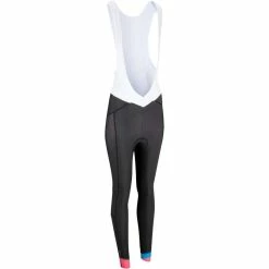 COLLANT BRETELLES VELO FEMME 700 NOIR ROSE - Avis / Test