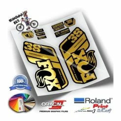 DECALS AUTOCOLLANTS DE FOURCHE FOX 38 PERFORMANCE 2021 COULEURS WP439 - Avis / Test