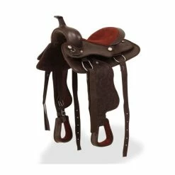 DECO8981 Selle, Bridon Et Col De Poitrine Cuir Véritable 13 Po Marron - Produit Tendance - Avis / Test