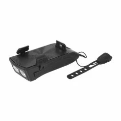 EJ.life Support De Téléphone Portable De Vélo 130 Décibel Klaxon Support De Lumière Avant Vélo LED Phare Montage Accessoi - Avis / Test