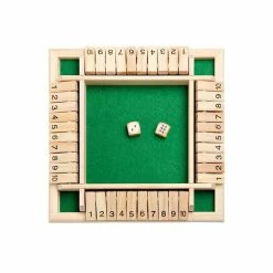 Jeu De Dés à 4 Voies Pour Enfants Adultes Grand Jeu De Société En Bois à 4 Faces Pour L'apprentissage Des Nombres - Avis / Test
