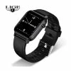 LIGE – Montre Connectée De Sport Pour Femmes, étanche IP68, écran Tactile 1.4 -, Fréquence Cardiaque, Fitness, Pou Black - Avis / Test