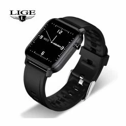 LIGE – Montre Connectée De Sport Pour Femmes, étanche IP68, écran Tactile 1.4 -, Fréquence Cardiaque, Fitness, Pou Black - Avis / Test