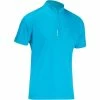 MAILLOT MANCHES COURTES VELO HOMME 100 BLEU - Avis / Test
