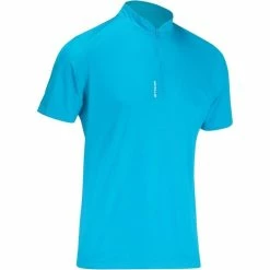 MAILLOT MANCHES COURTES VELO HOMME 100 BLEU - Avis / Test