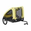 MARKTING Remorque à Vélo Cargo Pour Chien Buggy Chariot,Remorque Pour Animaux De Compagnie Jaune Et Noir Size:142 X 70 X 87,5 - Avis / Test