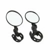 Miroirs De Vélo, 2pcs Vélo Vélo Vue Arrière Miroirs Réglable Rotatif Guidon Monté En Plastique Miroir Convexe. - Avis / Test