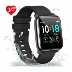 Montre Connectée Femmes Homme Montre Sport Avec 1.3- Ecran Oxygène Moniteur De Sommeil Podomètre Pour IOS Android-Noir - Avis / Test