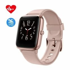 Montre Connectée Smartwatch Femmes Homme Bluetooth V5.0 Etanche 5ATM Avec Ecran De 1.3 Pouces Podomètre GPS Moniteur De Somme - Avis / Test
