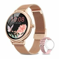 NAIXUES Montre Connectée Femmes Avec Fonction Féminine, Smartwatch Sport Etanche Argent, Moniteur De Oxygène Sanguin Et Fré - Avis / Test