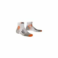 Paire De Chaussettes X-SOCKS MARATHON Blanc Orange - Avis / Test