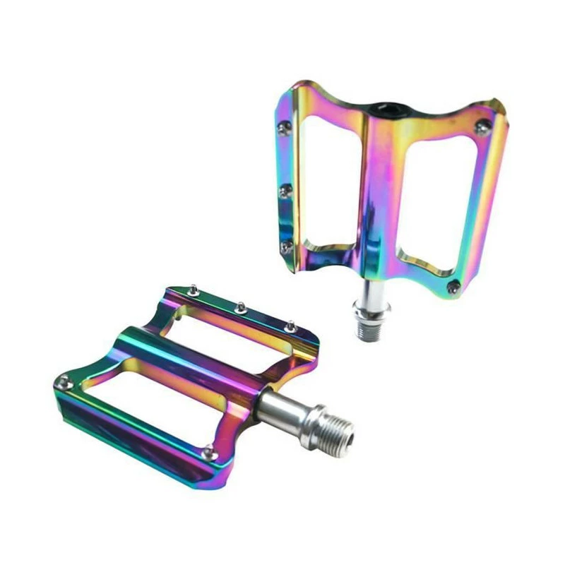 Pédales De Vélo 9/16 Pour Pédale Plate De Vélo De Route De Montagne, Pédale De Plate-forme En Alliage D'aluminium Multicol - Avis / Test