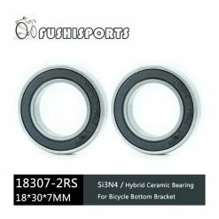 Pièce Détachée,2 Pièces De Supports De Pédalier De Vélo à Grande Vitesse, Moyeu Si3N4, Roulement En - Type 18307RS 18X30 - Avis / Test