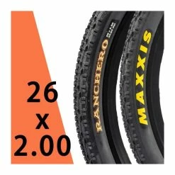 Pneu Vélo,MAXXIS – Pneu RANCHERO (fil) 26X2.00 50-559 FTI H-E, Jante De Vélo, Vtt, Pneu Aro 26 Llantas 29 - Type 26X2.00 - Avis / Test