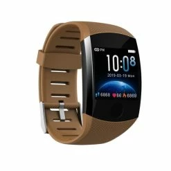 QZ-Lanqi Montre Connectée Q11 Grand écran Couleur Sport étanche Fréquence Cardiaque Marron - Avis / Test