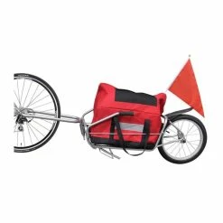 Remorque Vélo Jouets Cadeau Noël Cadeau Enfant Remorques De Vélo mono Roue Avec Sac - Avis / Test
