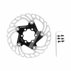 Rotor De Frein à Disque De Vélo 140mm 160mm 203mm Avec 6 Boulons Pour Vélo De Route, VTT, VTT, BMX 180mm Noir Prerryia - Avis / Test
