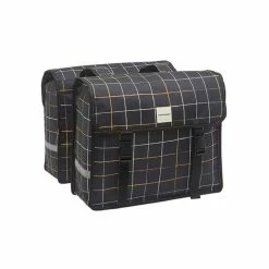 Sacoche Vélo Porte Bagages Double Carreaux Noir - 30 Litres - Avis / Test