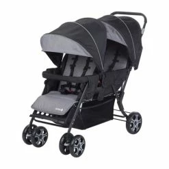 Safety 1st Teamy Poussette Double Pour Jumeaux/ Enfants Rapprochés, Naissance à 3.5 Ans, Black Chic - Avis / Test