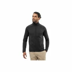 Salomon Essential Warm 1/2 Zip M Vêtement Running Homme - Avis / Test