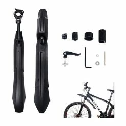 Sooair Garde-Boue De Vélo, Garde Boue Avant Et Arrière Installation Et Ajustement Rapides Garde Boue VTT Pour VTT Vélo De Ro - Avis / Test