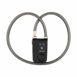 Verrou Bluetooth, Anti-cisaillement, Vibration, Câble De Verrouillage De Vélo Anti-démontage, Câble Métallique 110dB 80cm, - Avis / Test