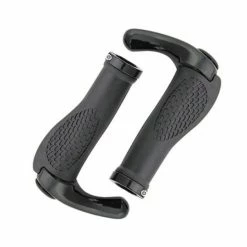 WS18272-Ergonomique VTT Mountain Road Bike Vélos Anti-dérapant Lock-On Corne De Boeuf End Bar Poignées De Guidon - Une Paire - Avis / Test