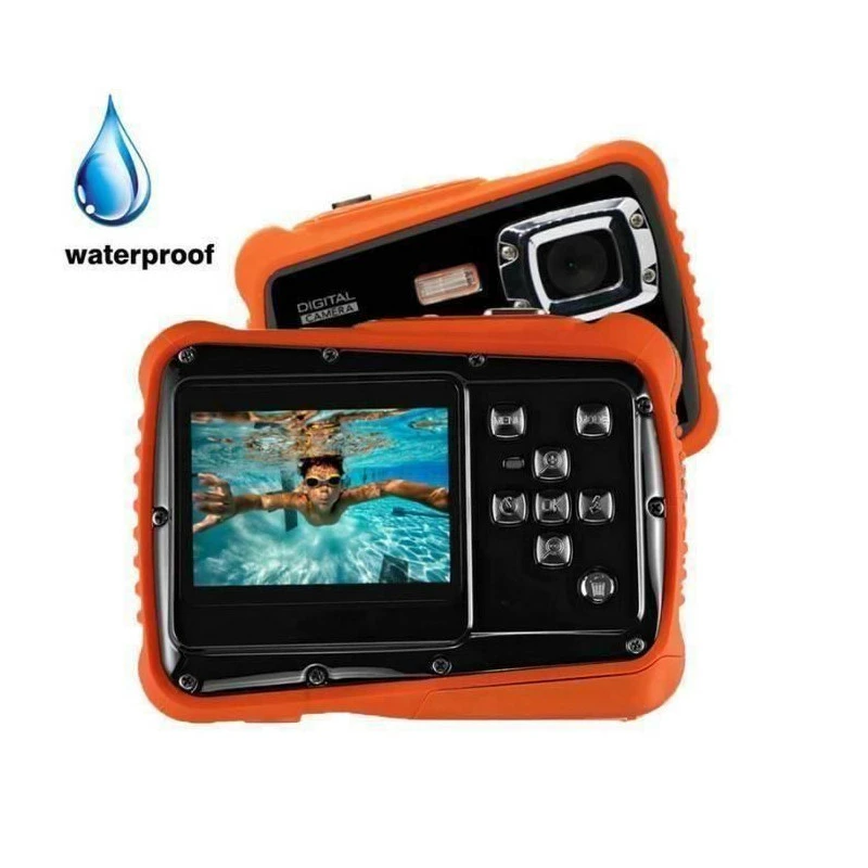 ZN*Appareil Photo Numérique Pour Enfants,Mini Caméra Etanches Anti-Choc Appareil Photo Enfants Jouet Extérieur Noir - Avis / Test